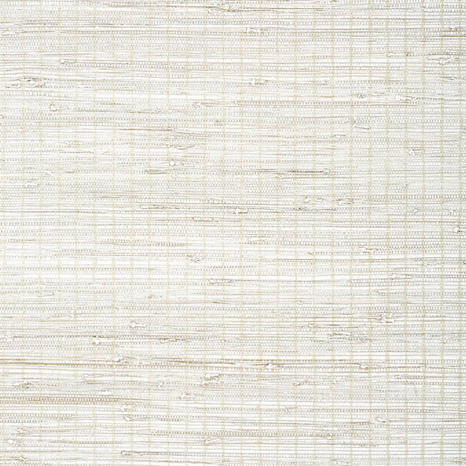 Thibaut Wallpaper Sutton Stripe Beige on White T24083 Wallpaper Grasscloth Printed KOREA - </p><p>Repeat: V: - 36 - My Fabric Connection -