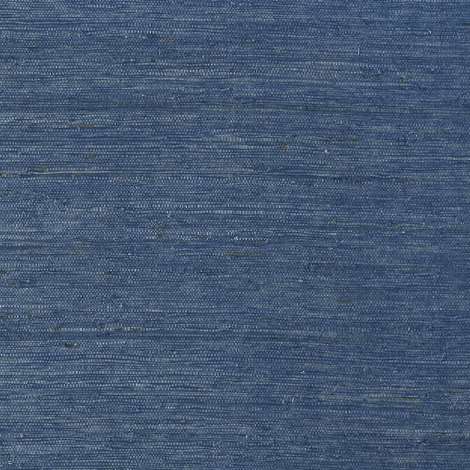 Thibaut Wallpaper Maranta Arrowroot Navy T85010 Wallpaper Grasscloth Wallpaper KOREA - </p><p>Repeat: V: - 36 - My Fabric Connection -