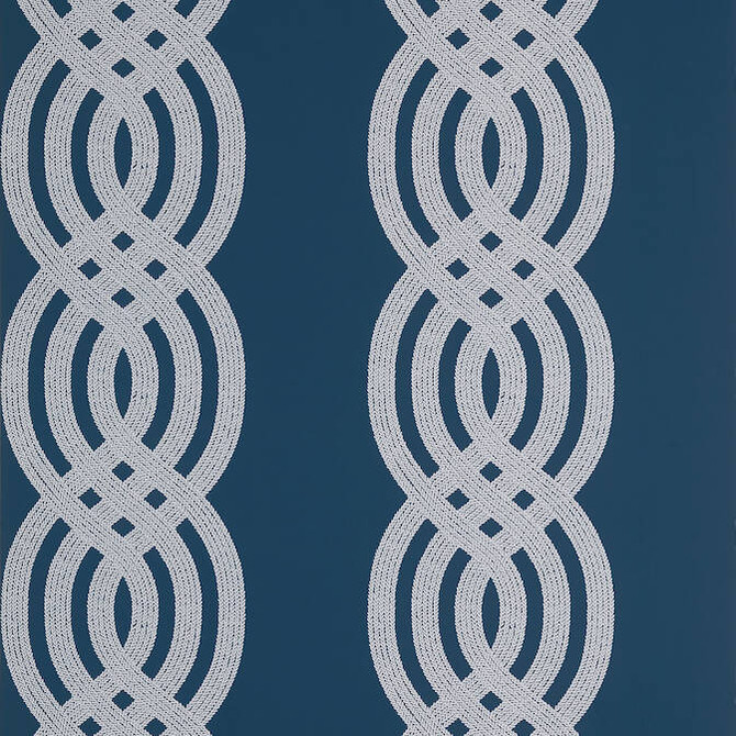 Thibaut Wallpaper Braid Navy T10802 Wallpaper Wallpaper UNITED STATES - </p><p>Repeat: V: 8.5 27 - My Fabric Connection -