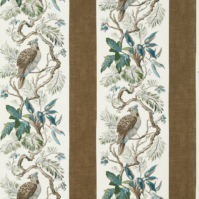Thibaut Wallpaper Williamson Brown T10862 Wallpaper Wallpaper UNITED STATES - </p><p>Repeat: V: 18 27 - My Fabric Connection -