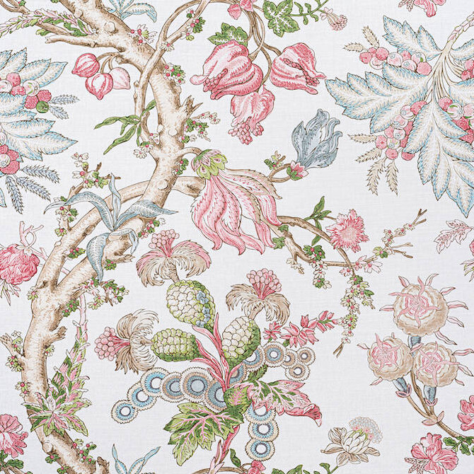 Thibaut Fabric Chatelain Pink F910848 Fabric 60% Linen, 30% Cot, 10% Nylon UNITED KINGDOM 20000 </p><p>Repeat: V: 26.5 54 - My Fabric Connection -