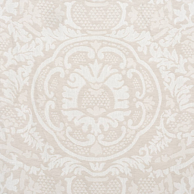 Thibaut Fabric Earl Damask Flax W710841 Fabric 100% Linen INDIA 4000 </p><p>Repeat: V: 24.5 54 - My Fabric Connection -