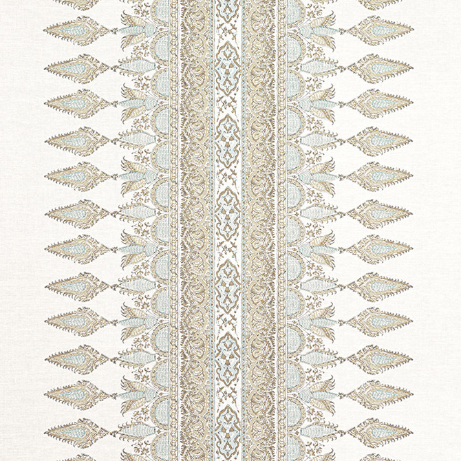Thibaut Fabric Akola Stripe Beige F936410 Fabric 60% Linen, 30% Cot, 10% Nylon SCOTLAND 20000 </p><p>Repeat: V: 4.5 54 - My Fabric Connection -