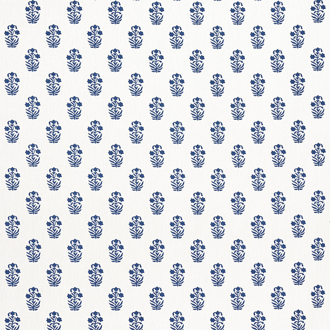Thibaut Fabric Corwin Navy on White F936400 Fabric 59% Cotton, 41% Linen INDIA 13000 </p><p>Repeat: V: 4 54 - My Fabric Connection -