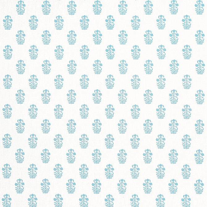 Thibaut Fabric Corwin Seaglass on White F936401 Fabric 59% Cotton, 41% Linen INDIA 13000 </p><p>Repeat: V: 4 54 - My Fabric Connection -