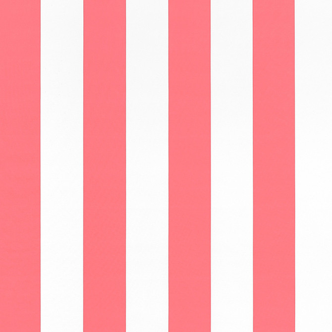 Thibaut Fabric Cabana Stripe Coral W81632 Fabric 100% Solution Dyed Acrylic ITALY - </p><p>Repeat: V: 0 54 - My Fabric Connection -