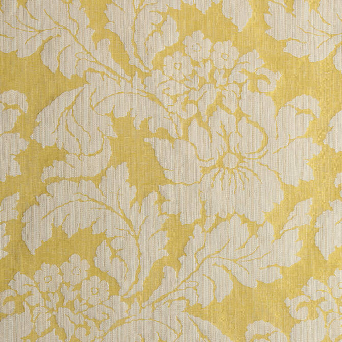 Anna French Fabric Caserta Damask Yellow AW72981 Fabric 36% Cot, 35% Lin, 29% Vis ITALY - </p><p>Repeat: V: 42 54 - My Fabric Connection -