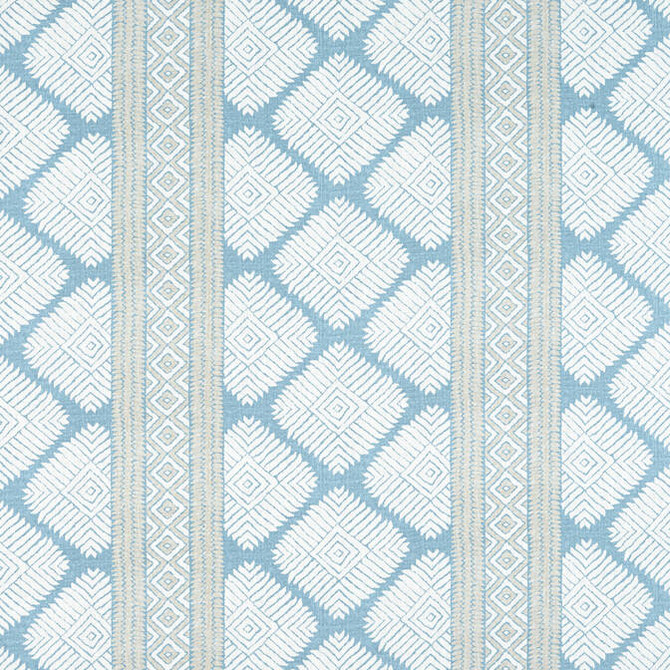 Thibaut Fabric Austin Spa Blue F913251 Fabric 100% Linen ITALY 10000 </p><p>Repeat: V: - 54 - My Fabric Connection -