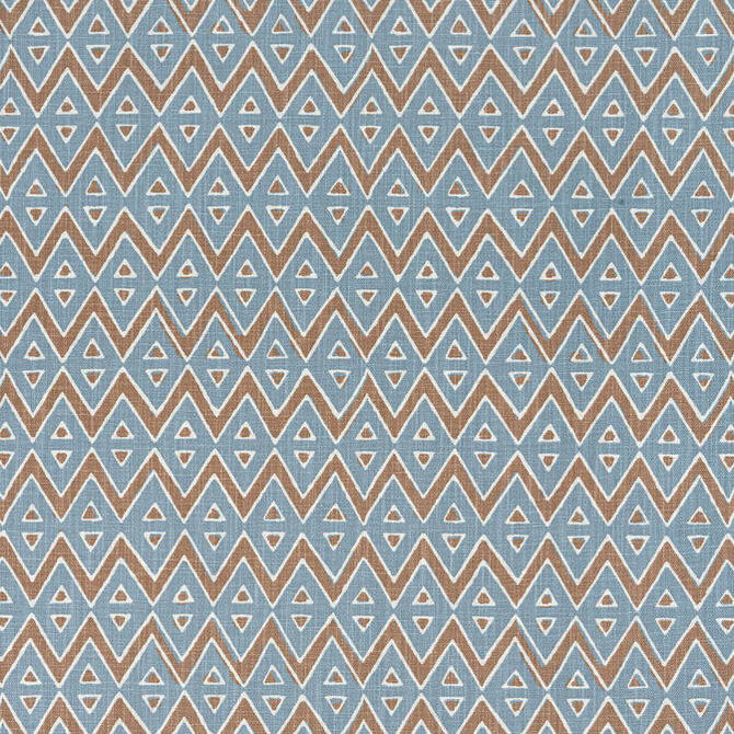 Thibaut Fabric Tiburon Spa Blue F913234 Fabric 100% Cotton Muslin UNITED STATES - </p><p>Repeat: V: - 54 - My Fabric Connection -