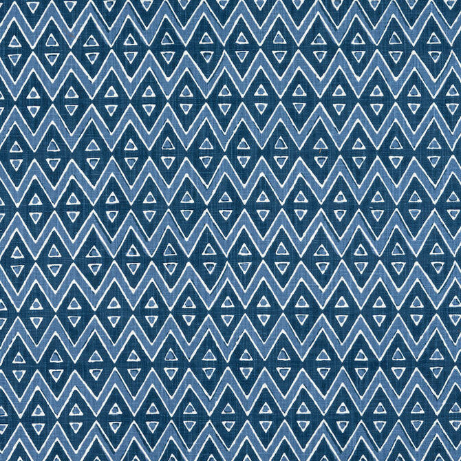 Thibaut Fabric Tiburon Navy F913237 Fabric 100% Cotton Muslin UNITED STATES - </p><p>Repeat: V: - 54 - My Fabric Connection -