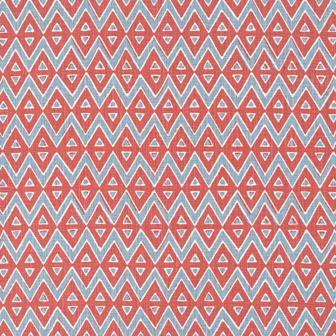 Thibaut Fabric Tiburon Coral F913238 Fabric 100% Cotton Muslin UNITED STATES - </p><p>Repeat: V: - 54 - My Fabric Connection -
