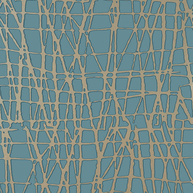 Thibaut Wallpaper Mori Metallic Pewter on Mineral T455 Wallpaper Non Woven Wallpaper U.S.A. - </p><p>Repeat: V: 36 27 - My Fabric Connection -