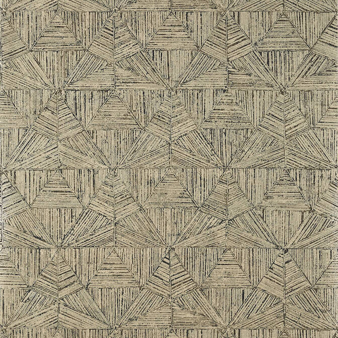 Thibaut Wallpaper Crystalla Metallic Pewter on Black T10463 Wallpaper Wallpaper UNITED STATES - </p><p>Repeat: V: 25.25 27 - My Fabric Connection -