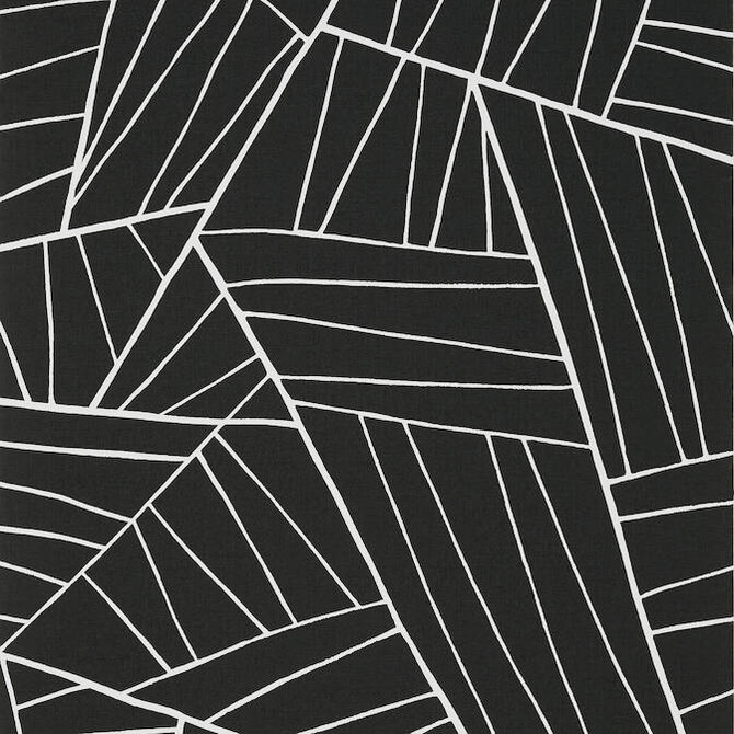 Thibaut Wallpaper Jordan Black T10447 Wallpaper Wallpaper UNITED STATES - </p><p>Repeat: V: 36 27 - My Fabric Connection -