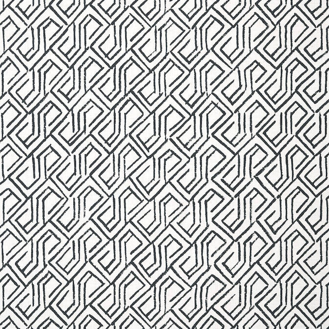 Thibaut Wallpaper Tortona Black and White T12842 Wallpaper Non Woven Wallpaper ITALY - </p><p>Repeat: V: 25.25 27 - My Fabric Connection -