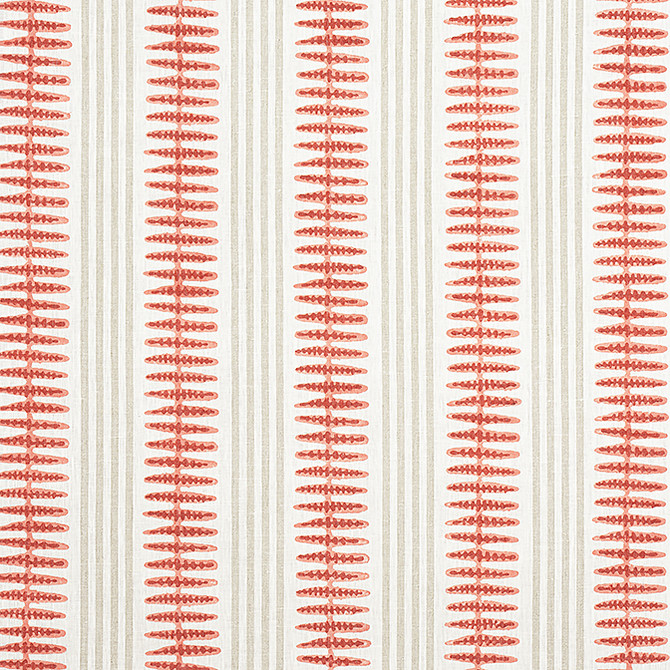 Thibaut Fabric Indo Stripe Sunbaked F981319 Fabric 100% Linen INDIA 12000 </p><p>Repeat: V: 5 54 - My Fabric Connection -