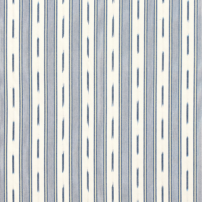 Thibaut Fabric Odeshia Stripe Navy W781308 Fabric 100% Cotton INDIA 30000 </p><p>Repeat: V: 4.75 54 - My Fabric Connection -