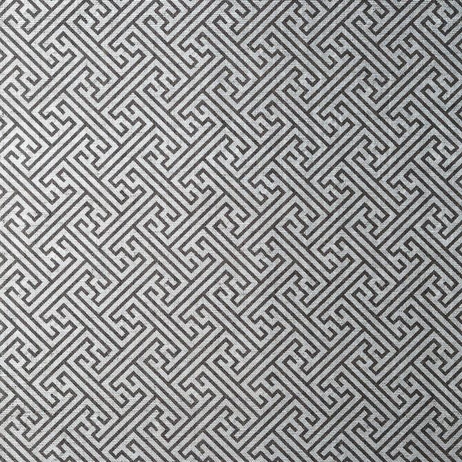 Anna French Wallpaper Charlotte Raffia Black and Metallic Silver AT9842 Wallpaper Raffia KOREA - </p><p>Repeat: V: 5 36 - My Fabric Connection -