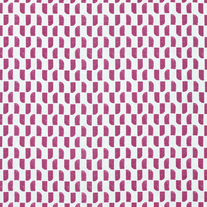 Anna French Fabric Akio Fuchsia AF9813 Fabric 100% Linen INDIA - </p><p>Repeat: V: 8.5 54 - My Fabric Connection -