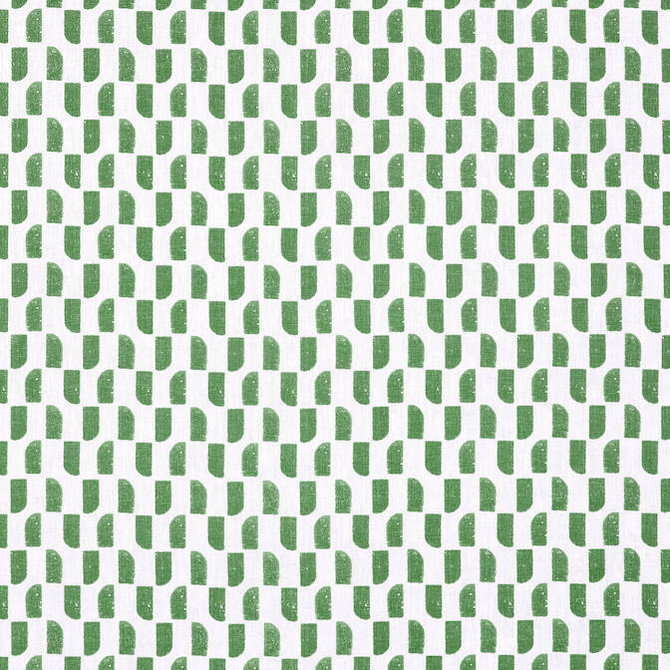 Anna French Fabric Akio Emerald Green AF9816 Fabric 100% Linen INDIA - </p><p>Repeat: V: 8.5 54 - My Fabric Connection -
