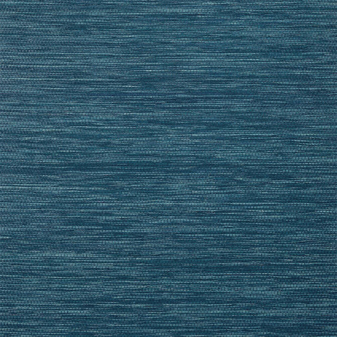 Thibaut Wallpaper Cape May Weave Navy T27005 Wallpaper Raffia KOREA - </p><p>Repeat: V: - 36 - My Fabric Connection -