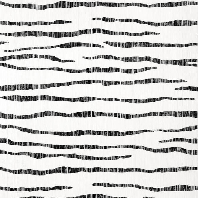 Thibaut Wallpaper Savanna Black and White T27052 Wallpaper Paperweave KOREA - </p><p>Repeat: V: 30 36 - My Fabric Connection -