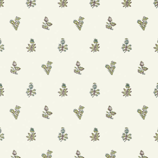 Anna French Wallpaper Jouy Eggplant and Green AT78757 Wallpaper Non Woven Wallpaper U.S.A. - </p><p>Repeat: V: 12.5 27 - My Fabric Connection -