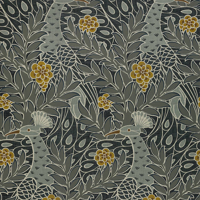 Thibaut Wallpaper Desmond Black and Charcoal T2919 Wallpaper Wallpaper U.S.A. - </p><p>Repeat: V: 36 27 - My Fabric Connection -