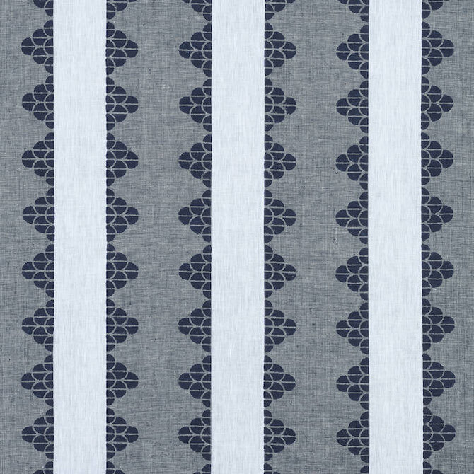 Thibaut Fabric Dhara Stripe Navy F92938 Fabric 100% Linen INDIA - </p><p>Repeat: V: 3.25 52 - My Fabric Connection - Thibaut Fabric Dhara Stripe Navy F92938 Fabric 100% Linen INDIA - </p><p>Repeat: V: 3.25 52 - My Fabric Connection -