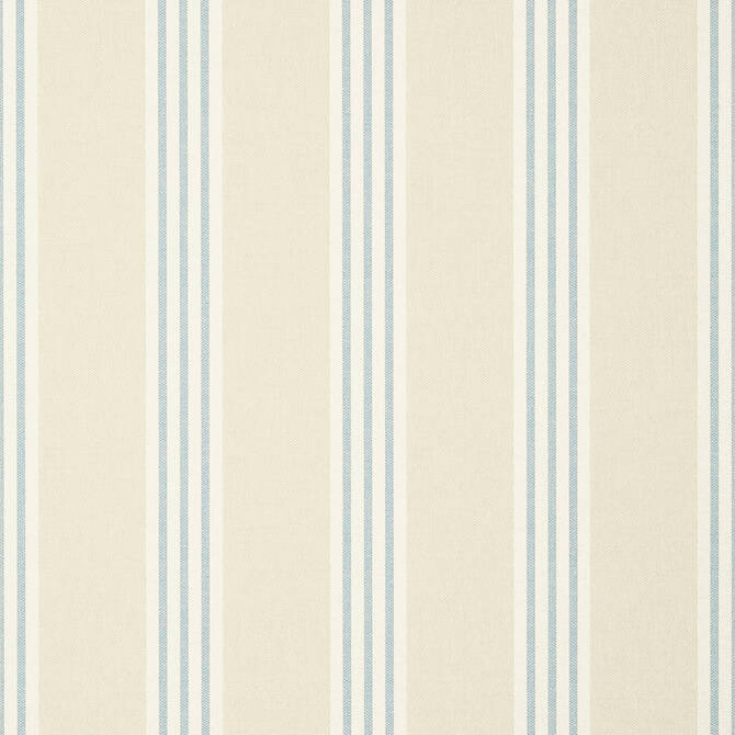 Thibaut Wallpaper Canvas Stripe Spa Blue and Beige T13360 Wallpaper Non-Woven Vinyl Wallpaper UNITED STATES - </p><p>Repeat: V: 0 27 - My Fabric Connection -