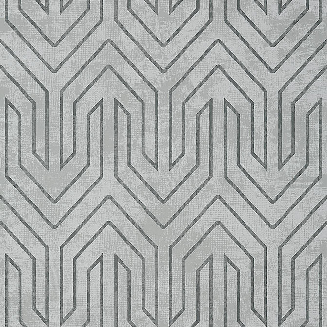 Anna French Wallpaper Colburn Chevron Charcoal AT9670 Wallpaper Non Woven Wallpaper U.S.A. - </p><p>Repeat: V: 25.25 27 - My Fabric Connection -