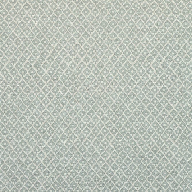 Anna French Fabric Petit Arbre Spa Blue AF9631 Fabric 100% Linen INDIA - </p><p>Repeat: V: 1 52 - My Fabric Connection -