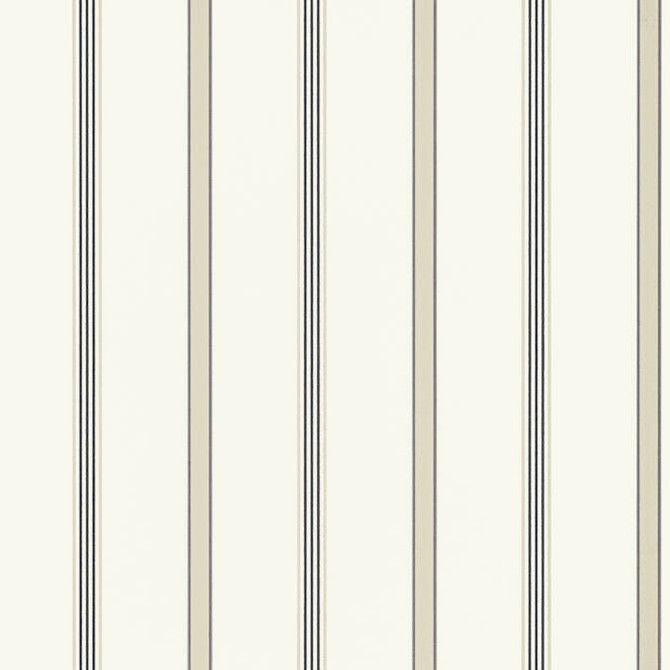 Anna French Wallpaper Dawson Stripe Charcoal and Linen AT6140 Wallpaper Non Woven Wallpaper UNITED KINGDOM - </p><p>Repeat: V: - 20.5 - My Fabric Connection -