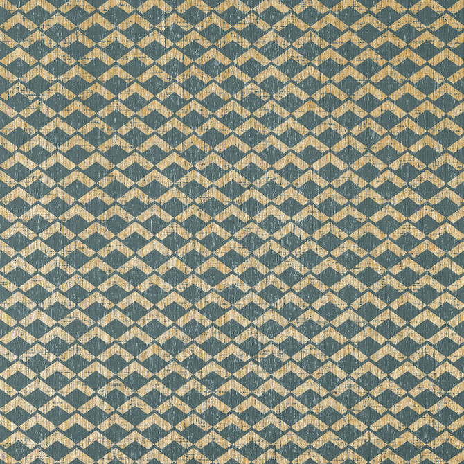 Anna French Wallpaper Cashiers Metallic Gold and Teal AT79114 Wallpaper Paperweave KOREA - </p><p>Repeat: V: 2.75 36 - My Fabric Connection -
