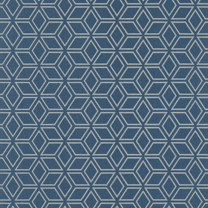 Anna French Wallpaper Legrelle Bead Navy AT79172 Wallpaper Non Woven Wallpaper UNITED KINGDOM - </p><p>Repeat: V: 3 20.5 - My Fabric Connection -
