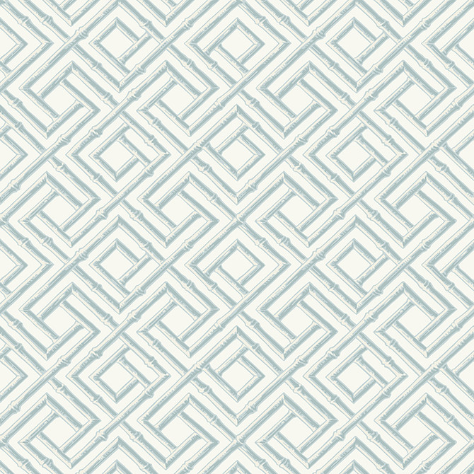 Thibaut Wallpaper French Lattice Spa Blue T42050 Wallpaper Wallpaper UNITED STATES - </p><p>Repeat: V: 12.62 27 - My Fabric Connection -