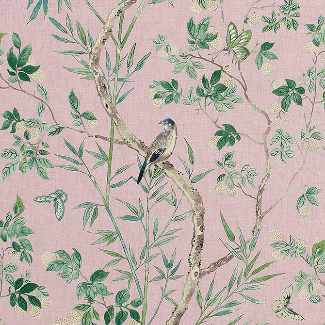 Thibaut Fabric Claire Lavender F942011 Fabric 100% Linen UNITED KINGDOM 16000 </p><p>Repeat: V: 34.5 54 - My Fabric Connection -