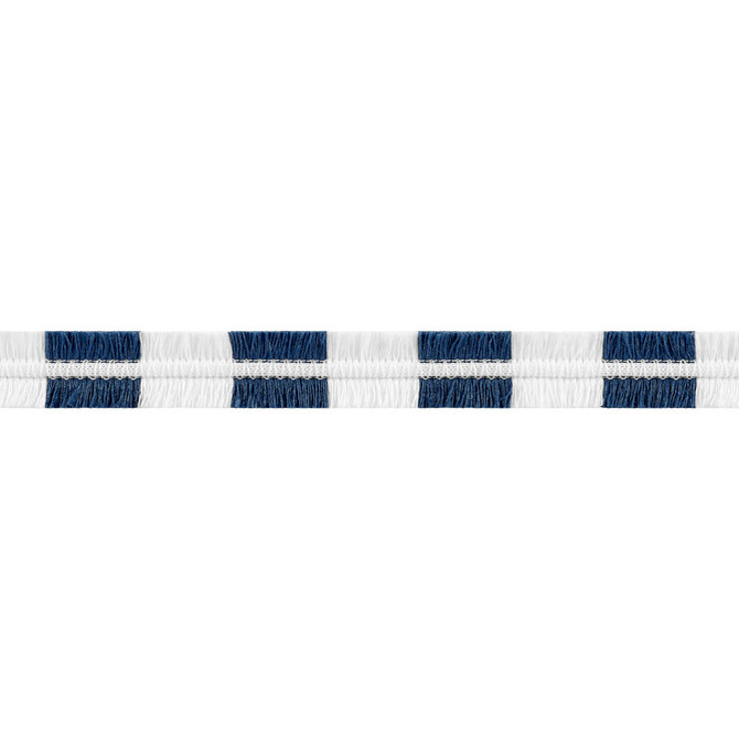 Thibaut Fabric Easton Fringe Navy E81865 Fabric 100% Solution Dyed Polyester UNITED KINGDOM - </p><p>Repeat: V: 2 0.875 - My Fabric Connection -