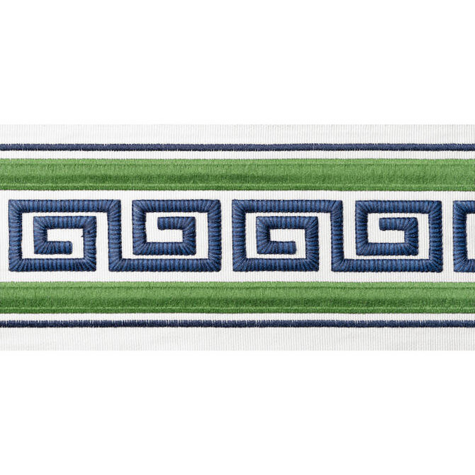 Thibaut Fabric Avenue Tape Kelly and Bermuda E12107 Fabric 52% Cotton, 48% Spun Poly INDIA - </p><p>Repeat: V: 3.75 4 - My Fabric Connection -