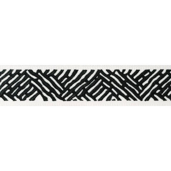 Thibaut Fabric Cobble Hill Tape Onyx E12020 Fabric 65% Cotton, 35% Spun Poly INDIA - </p><p>Repeat: V: 7.62 2 - My Fabric Connection -