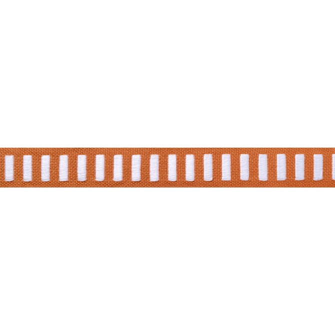 Thibaut Fabric Dash Tape White on Mandarin E12126 Fabric 90% Cotton, 10% Polyester INDIA - </p><p>Repeat: V: 0.5 1 - My Fabric Connection -