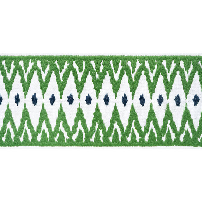 Thibaut Fabric Delmont Tape Kelly E12050 Fabric 40% Linen, 30% Cotton, 30% Poly INDIA - </p><p>Repeat: V: 4.5 4 - My Fabric Connection -