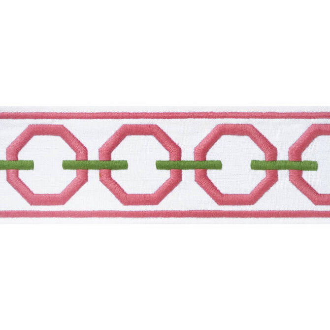 Thibaut Fabric Katonah Tape Peony and Grass E12164 Fabric 54% Cotton, 36% Linen, 10% Poly INDIA - </p><p>Repeat: V: 2.25 3 - My Fabric Connection -