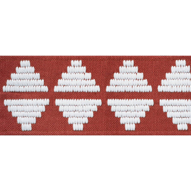 Thibaut Fabric King'S Point Tape Ruby E12172 Fabric 44% Poly, 32% Linen, 24%Cotton INDIA - </p><p>Repeat: V: 2.13 3.25 - My Fabric Connection -