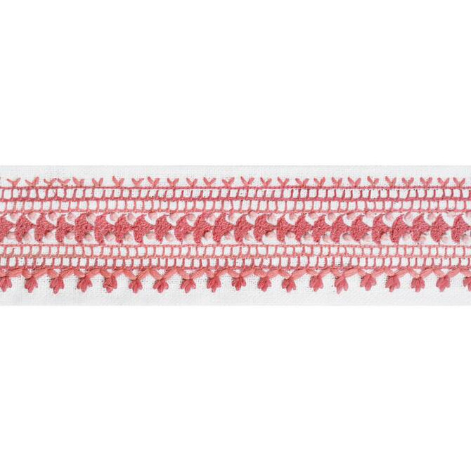 Thibaut Fabric Norway Tape Peony E12113 Fabric 70% Cotton, 30% Poly INDIA - </p><p>Repeat: V: 0.38 2.375 - My Fabric Connection -