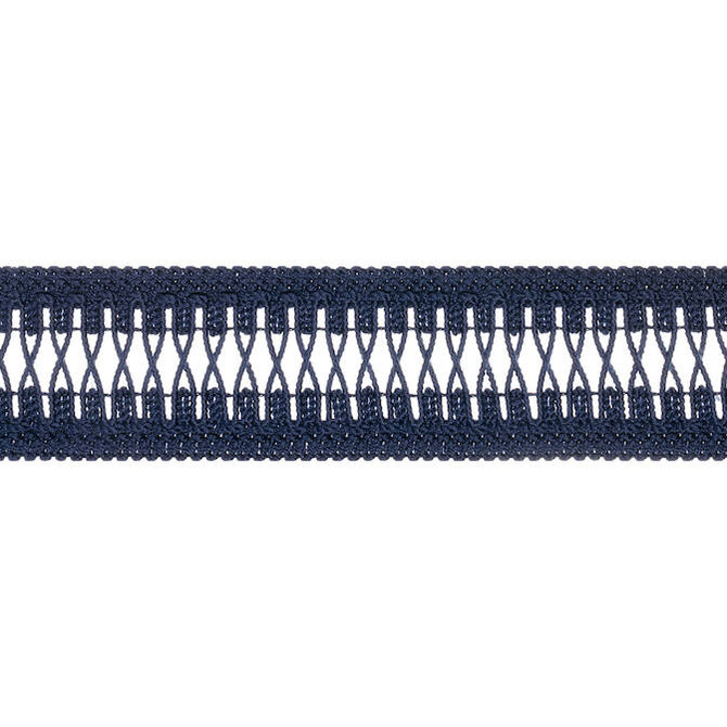 Thibaut Fabric Cecily Tape Navy E12206 Fabric 70% Acrylic, 20% Cotton, 10% Nylon TURKEY - </p><p>Repeat: V: 0.37 2.125 - My Fabric Connection -