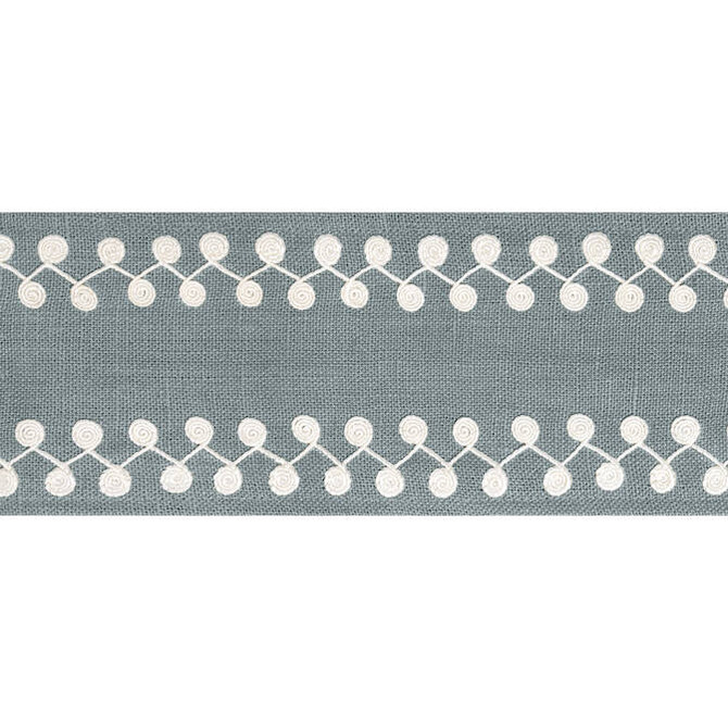Thibaut Fabric Perla Tape Slate E12226 Fabric 63% Linen, 34% Viscose, 3% Spun Poly INDIA - </p><p>Repeat: V: 0.5 3.375 - My Fabric Connection -