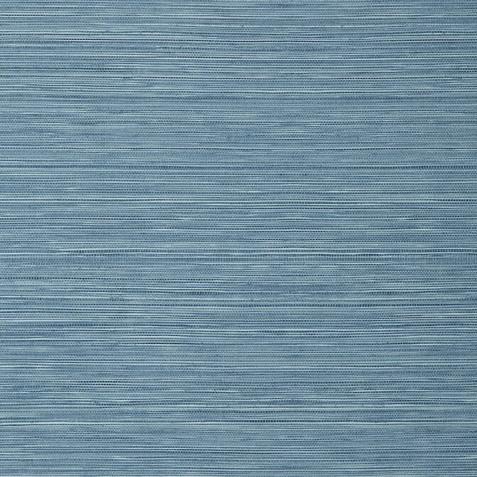Thibaut Wallpaper Kendari Grass Blue T301 Wallpaper Non-Woven Vinyl Wallpaper U.S.A. - </p><p>Repeat: V: 21 27 - My Fabric Connection -
