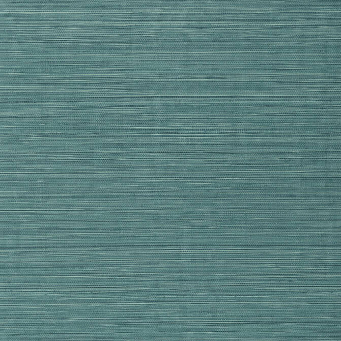 Thibaut Wallpaper Kendari Grass Teal T302 Wallpaper Non-Woven Vinyl Wallpaper U.S.A. - </p><p>Repeat: V: 21 27 - My Fabric Connection -