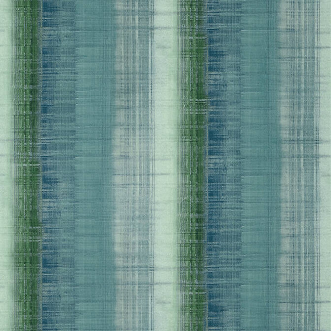 Thibaut Wallpaper Painted Desert Green and Blue T10919 Wallpaper Non-Woven Vinyl Wallpaper UNITED STATES - </p><p>Repeat: V: 21 27 - My Fabric Connection -